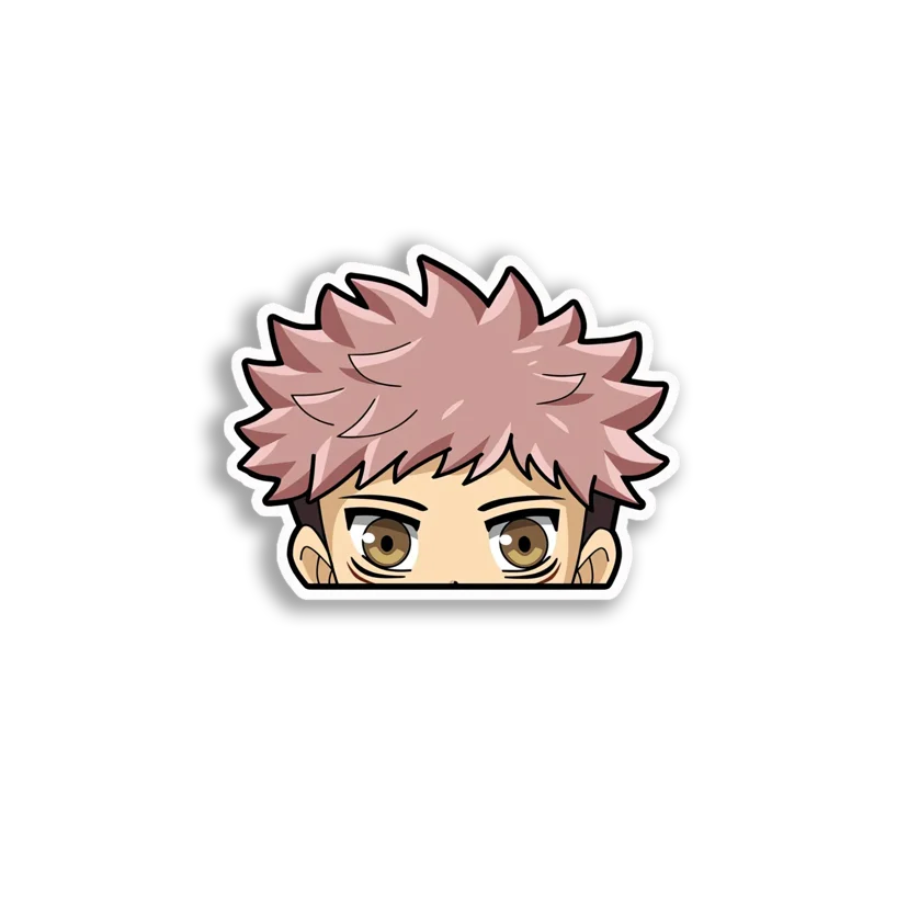 Anime Boy Face Sticker