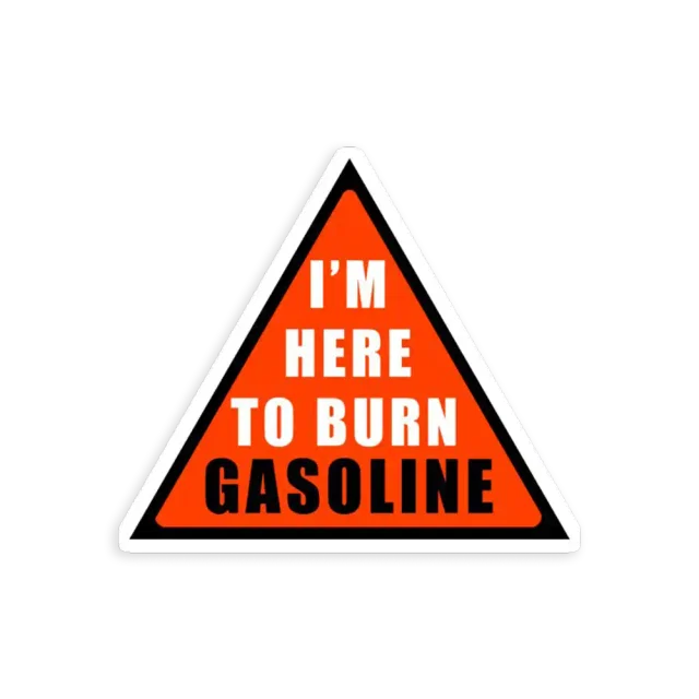 Gasoline Danger Sticker