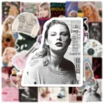 Taylor Folklore Stickers for Laptop Pack of 50