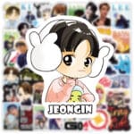 Kpop Korean Team Stray Kids Stickers Pack of 50