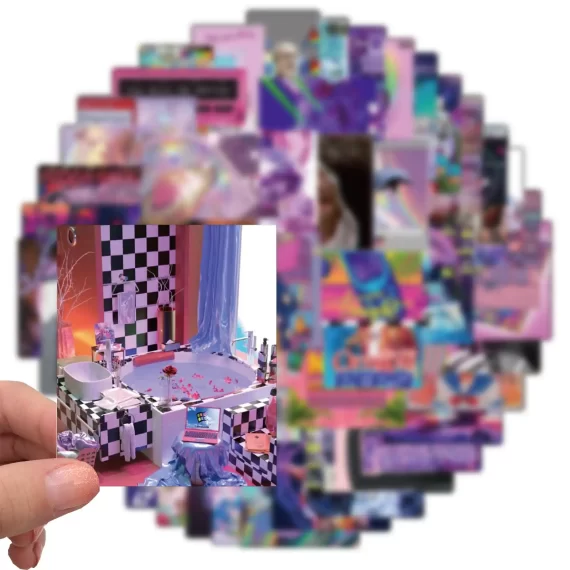 New Ins Vaporwave Stickers Aesthetic Graffiti Pack of 50