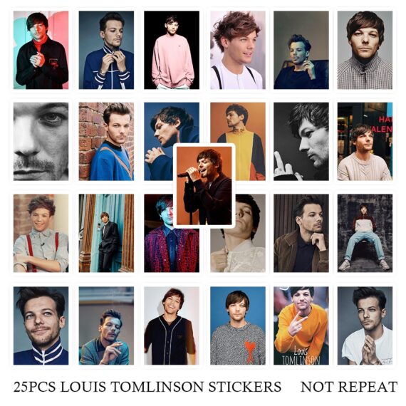Louis Tomlinson Stickers Set of 25