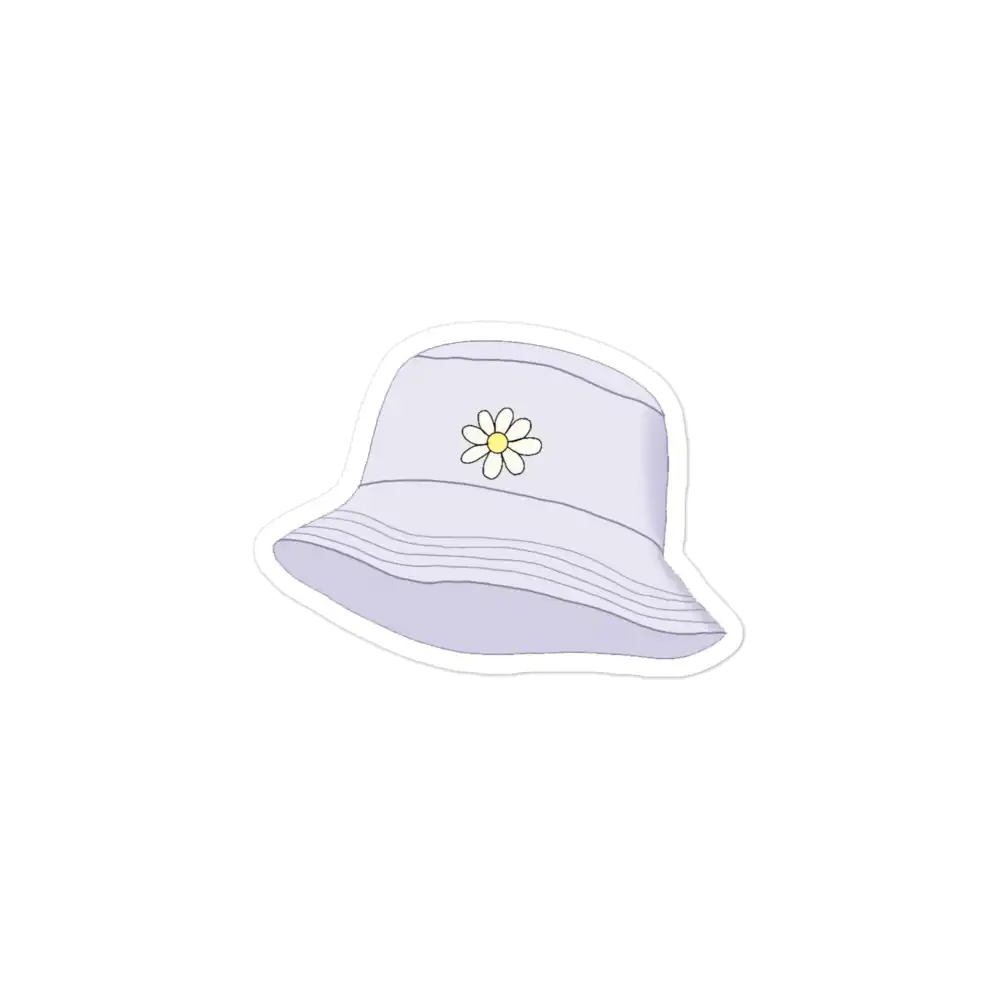 Lavender Bucket Hat Sticker