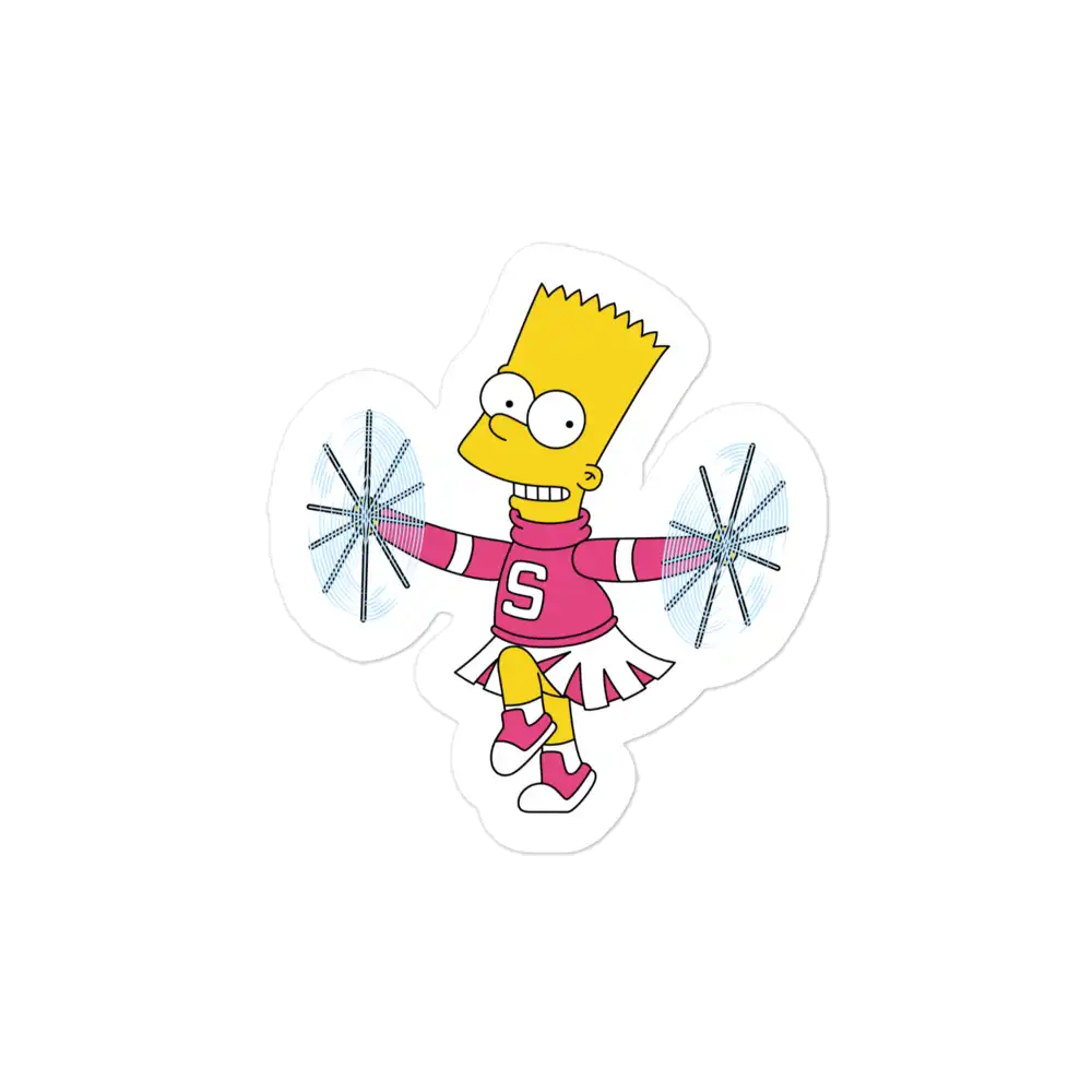 Bart Simpson Band Majorette Sticker