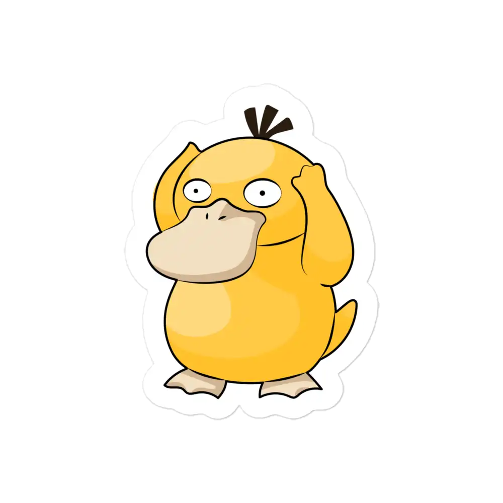 Pokemon Psyduck Sticker