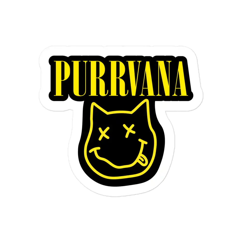 Purrvana Sticker