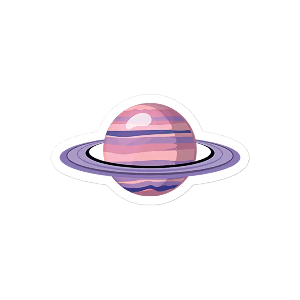 Saturn Planet Sticker