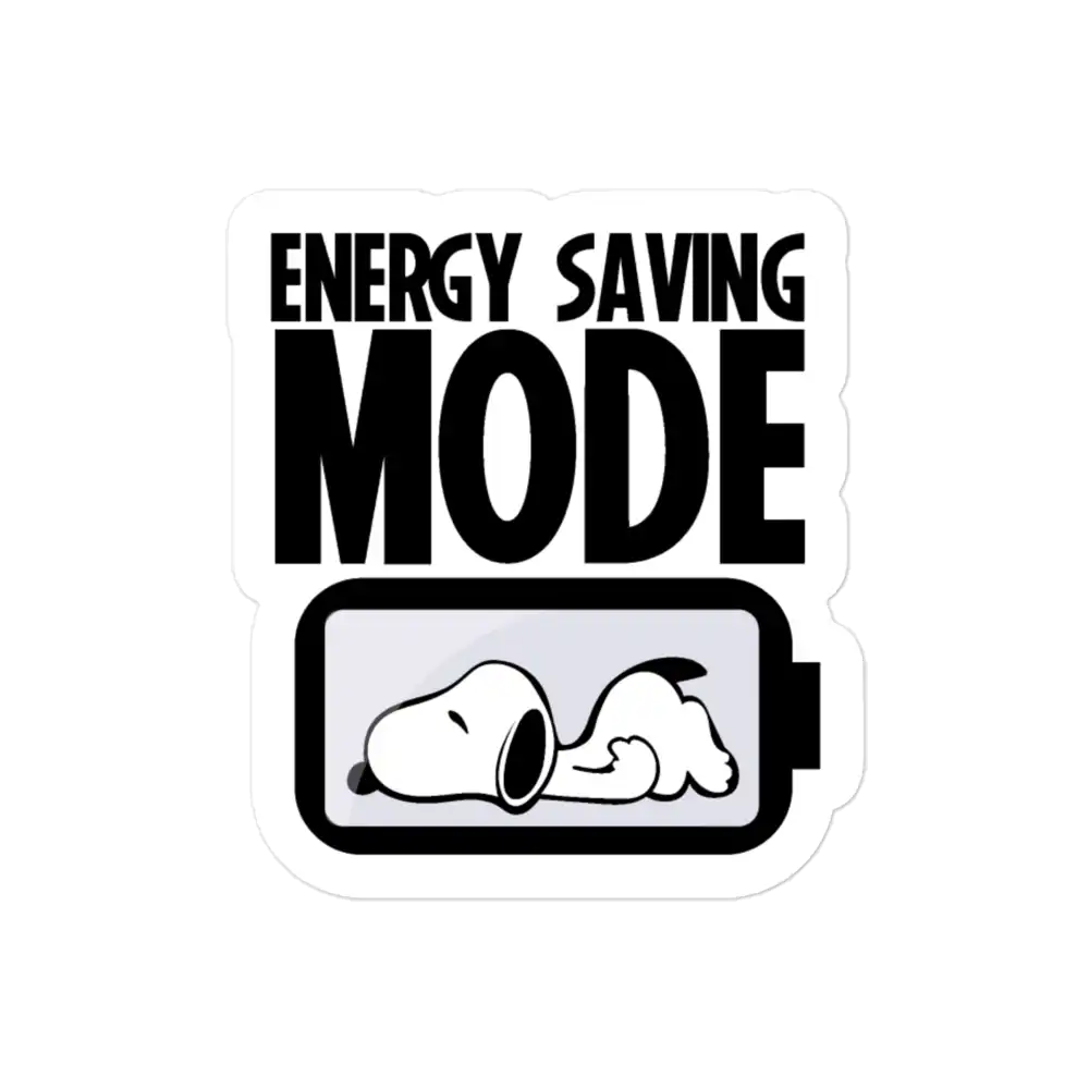Snoopy Energy Saving Mode
