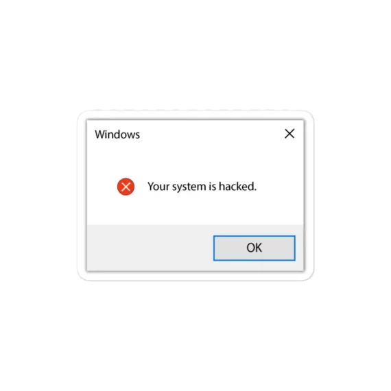 Windows Error Your System is Hacked