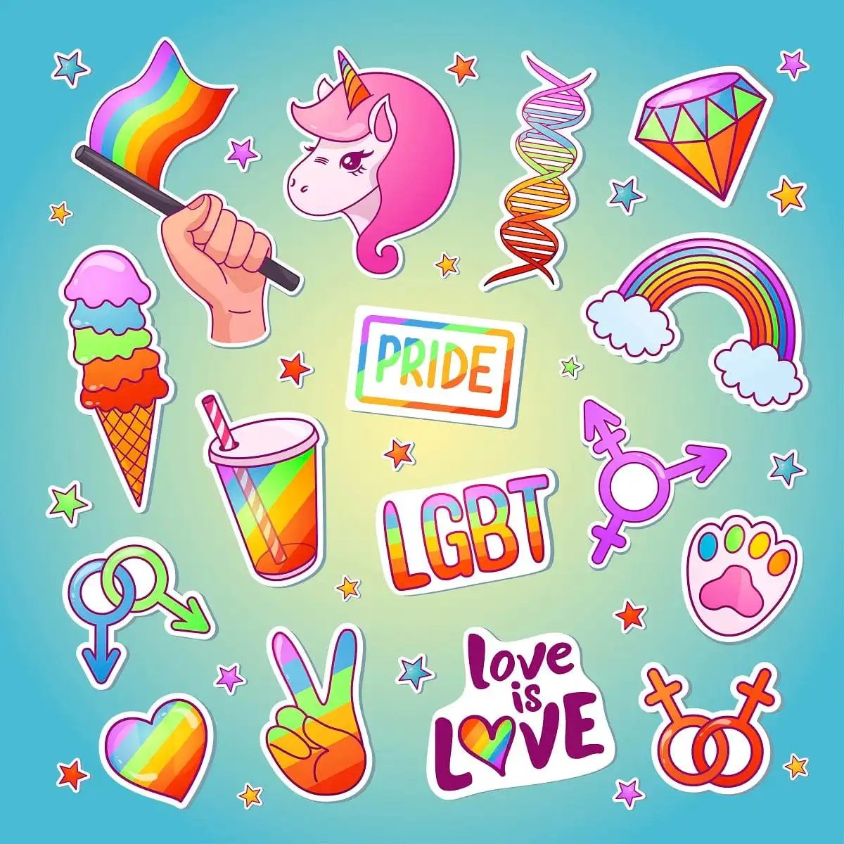 LGBTQ Pride Stickers