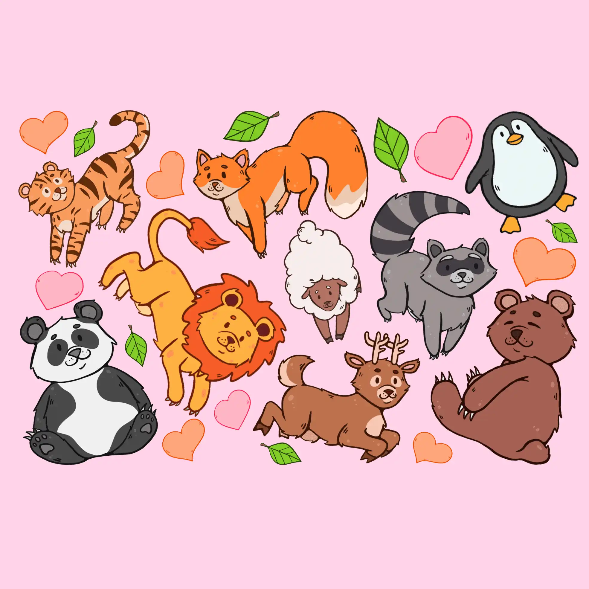 Animal Stickers Set