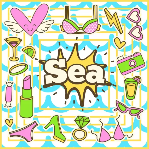 Sea VSCO Stickers