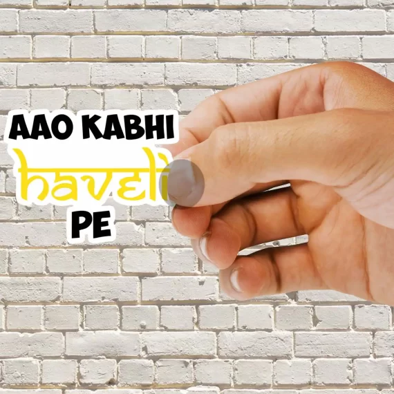 Aap Kabhi Haveli Pe Sticker