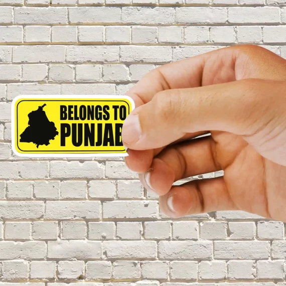 Belongs to Punjab Sticker