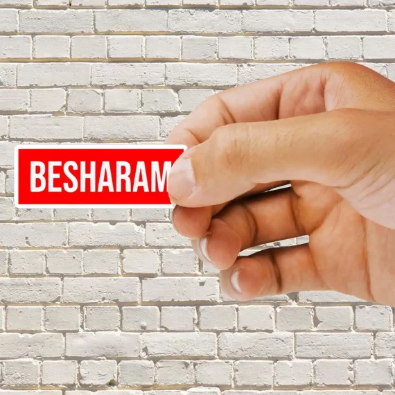 Besharam Sticker