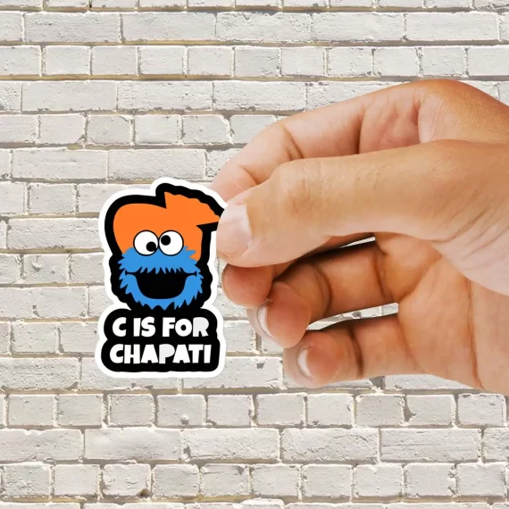 C is for Chaipati Sticker