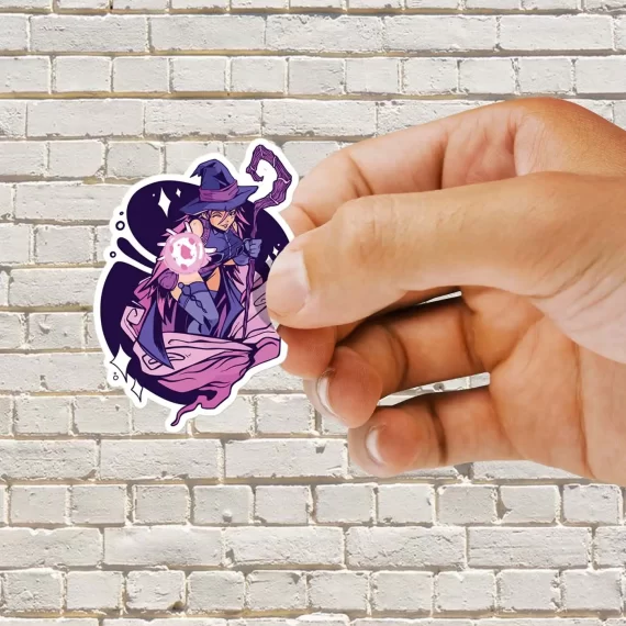 Wizard Anime Girl Sticker