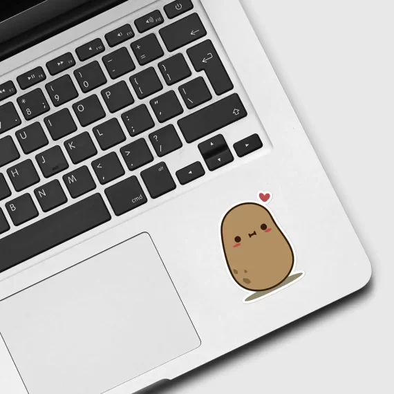 Cute Potato in love Sticker
