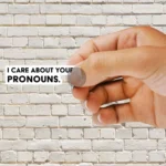 I Care About Your Pronouns. Sticker