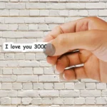 I love you 3000 cute text sticker Sticker