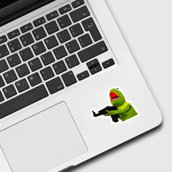 Kermit scream Sticker
