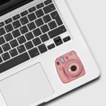 Pink Polaroid Camera Aesthetic Sticker