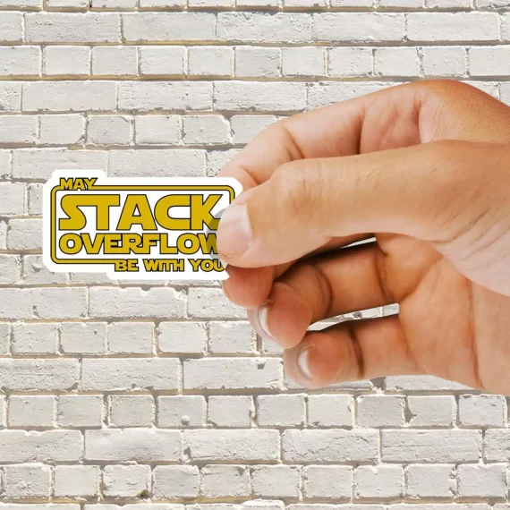 Stack Overflow with you Sticker