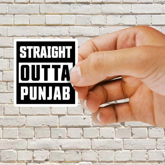 Straight Outta Punjab Sticker