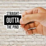 Straight Outta the Pind Sticker