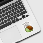 This turtle.. he judges you. Sticker