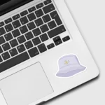 Lavender Bucket Hat Sticker