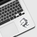 Running ESC Key Sticker