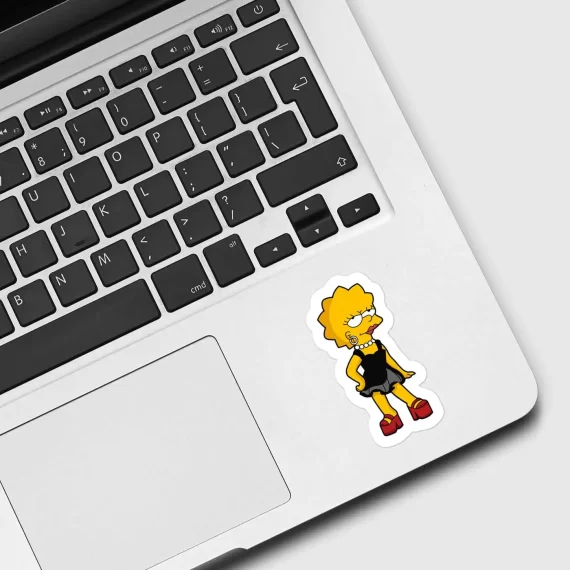 Simpsons Lisa Gorgeous Sticker