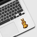The Infinity Gauntlet Peace Sticker