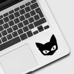 Witch Cat Face Sticker