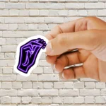 Neon Snap Finger Sticker