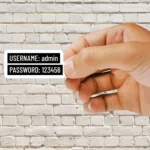 Username Password Programmer Sticker