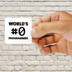 World's No #1 Programmer Sticker