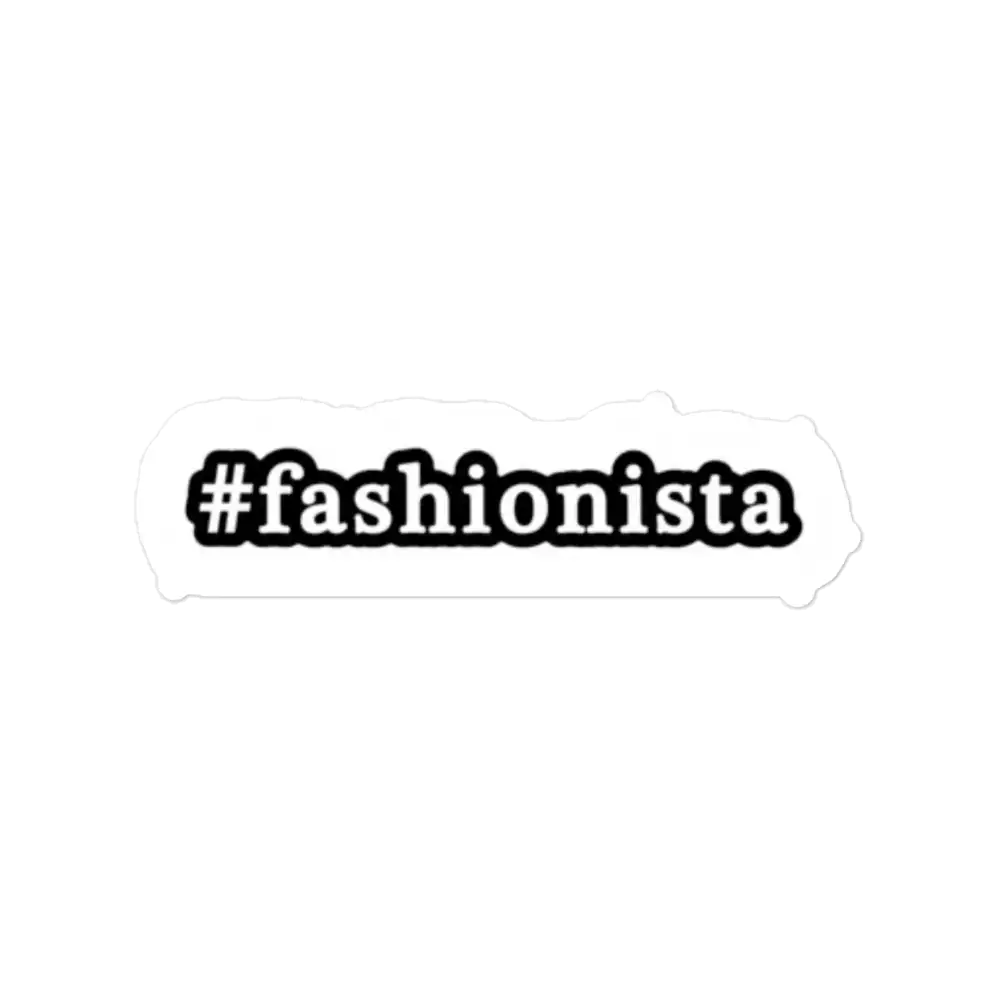 Fashionista Sticker