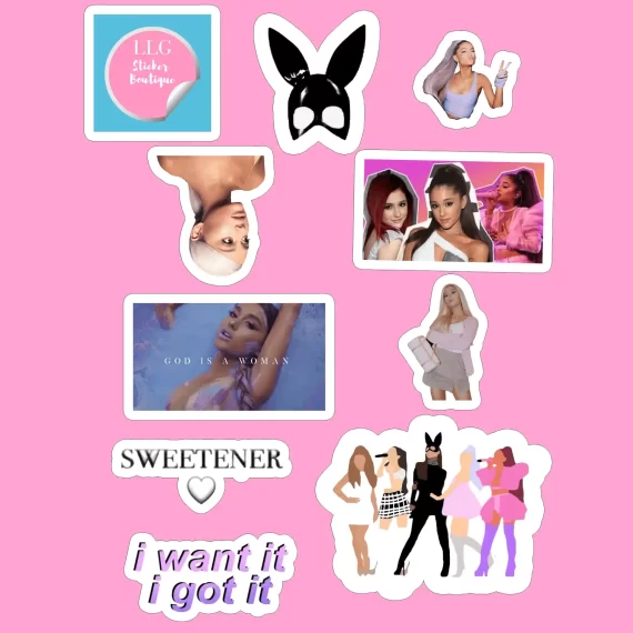 Ariana Grande Sweetner Stickers
