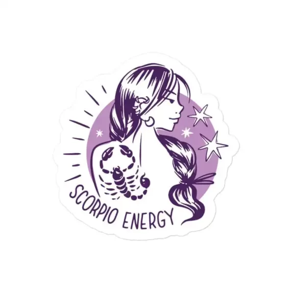 Scorpio Energy Zodiac Sticker
