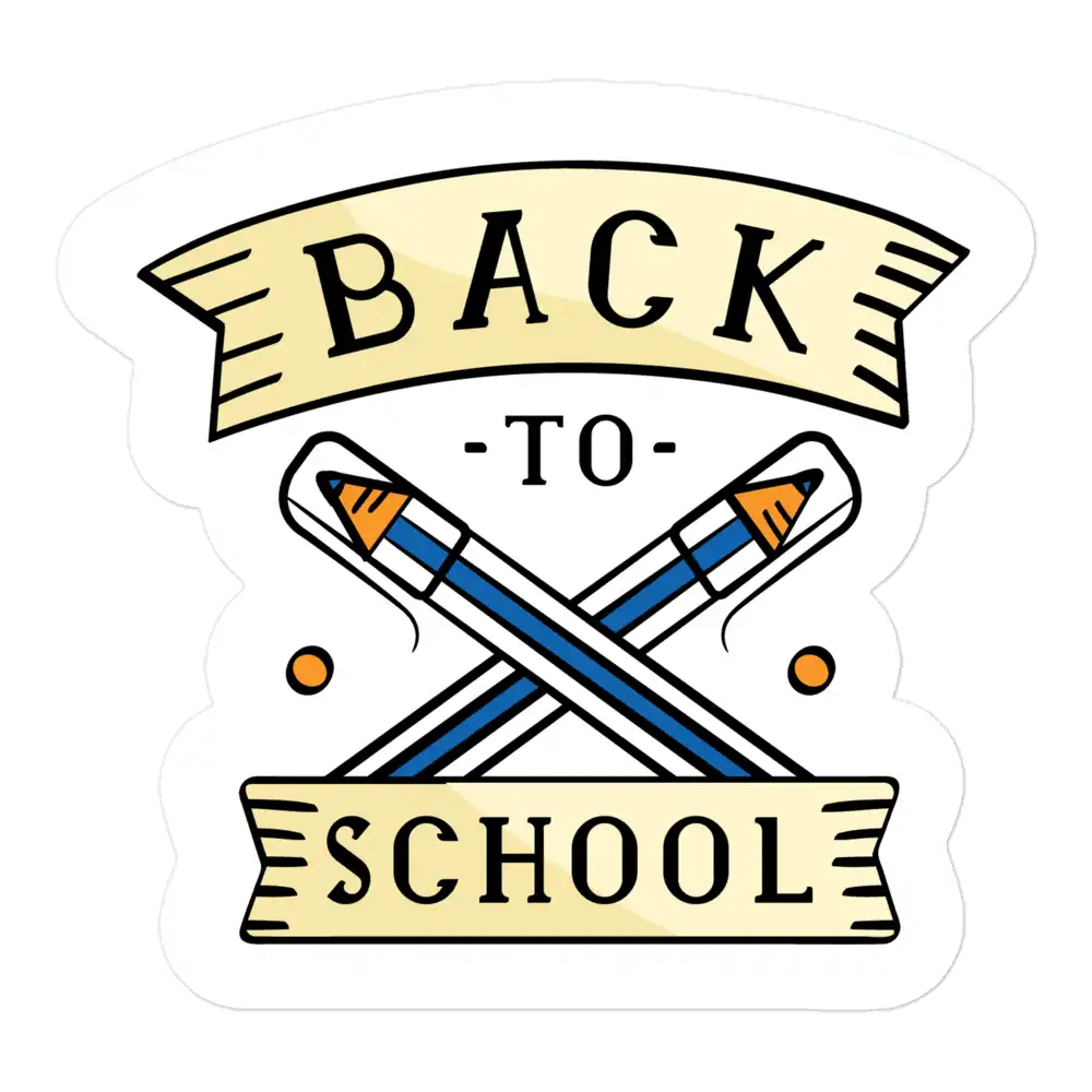 Back to School Sticker