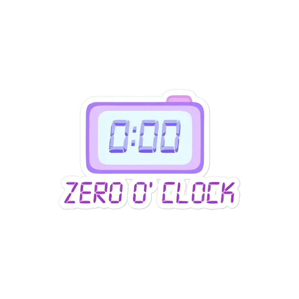BTS Zero O'clock Sticker