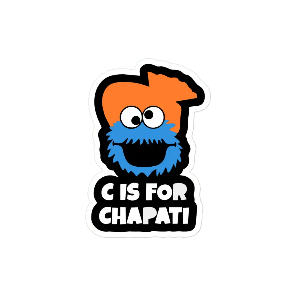 C is for Chaipati Sticker