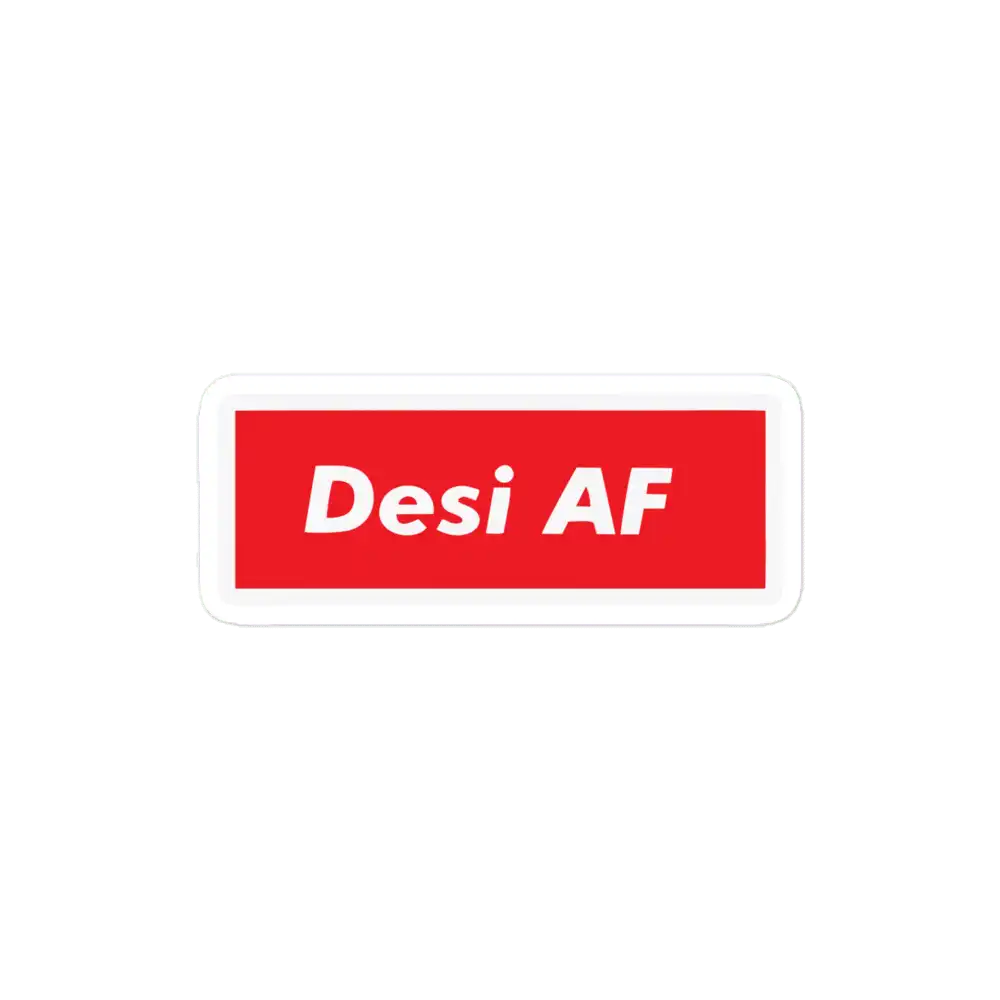 Desi AF Sticker