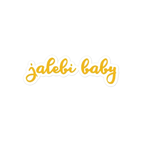 Jalebi Baby Desi Art Sticker