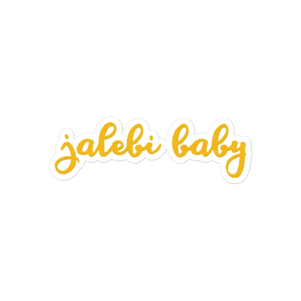 Jalebi Baby Desi Art Sticker