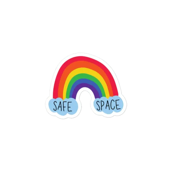 Safe Space Sticker Sticker