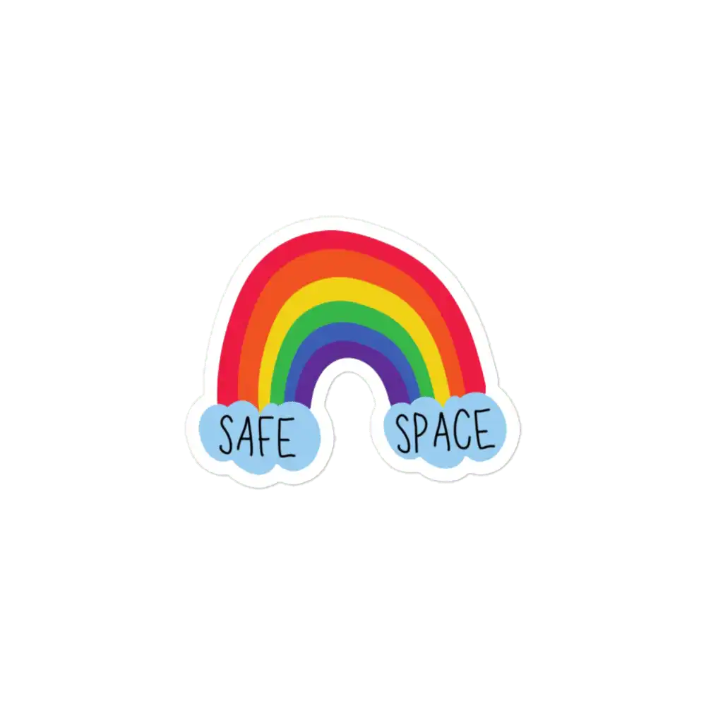 Safe Space Sticker Sticker