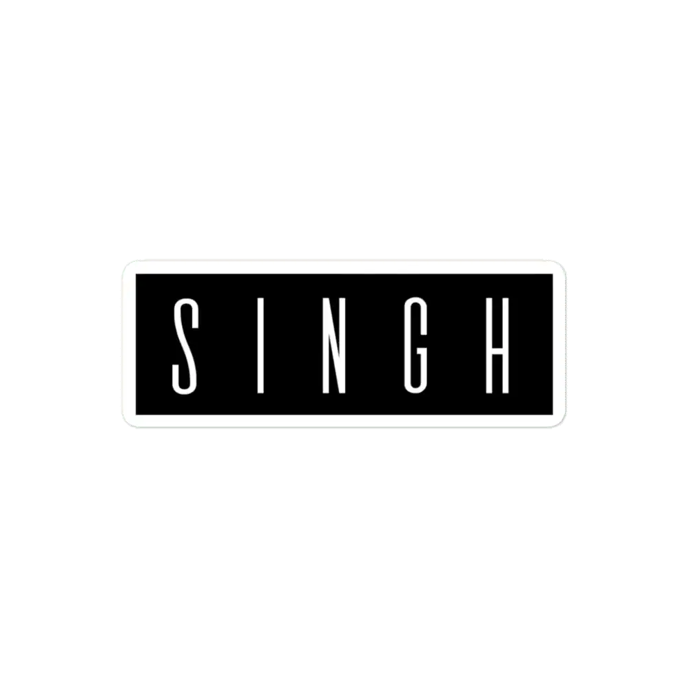 Singh Sticker